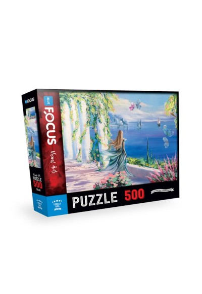 Blue Focus Lonely Girl (Yalnız Kız) - Puzzle 500 Parça