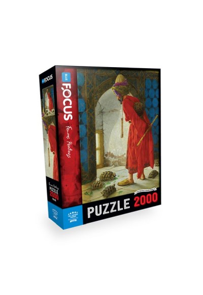 Blue Focus The Tortoise Trainer (Kaplumbağa Terbiyecisi) - Puzzle 2000 Parça