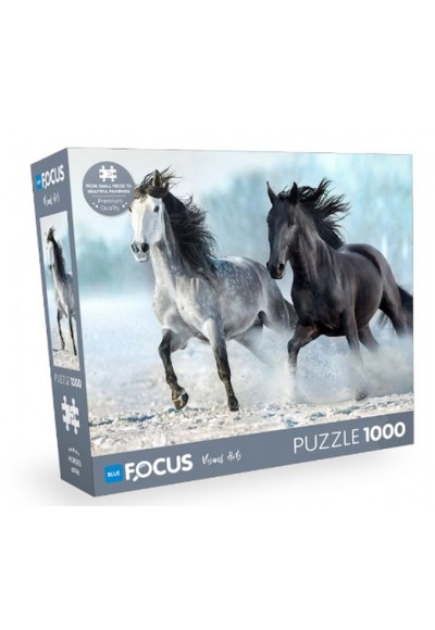 Blue Focus Horses (Atlar) - 1000 Parça