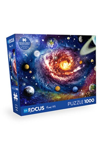 Blue Focus 1000 Parça Puzzle - Space (Uzay)