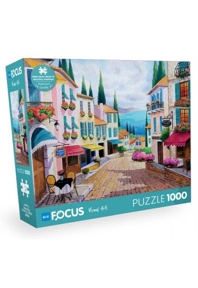 Blue Focus Beatıful Coastal Street (Güzel Sahil) - 1000 Parça