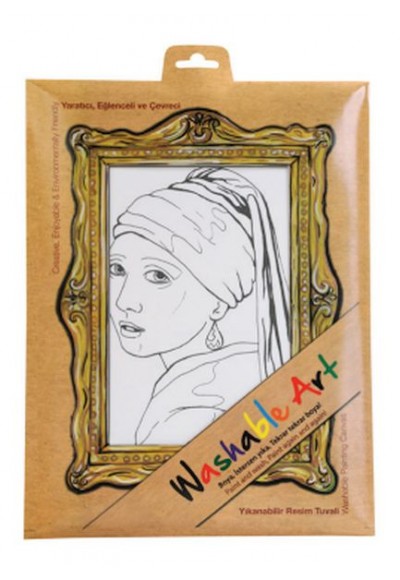 Funny Mat - Johannes Vermeer Gırl Wıth A Pearl Earrıng 25 X 35 Cm