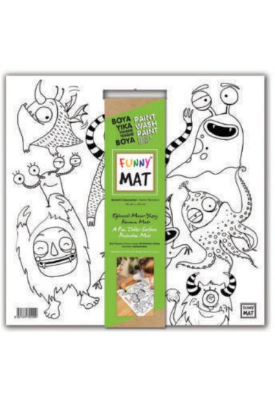 Funny Mat - Sevimli Canavarlar 40x40cm