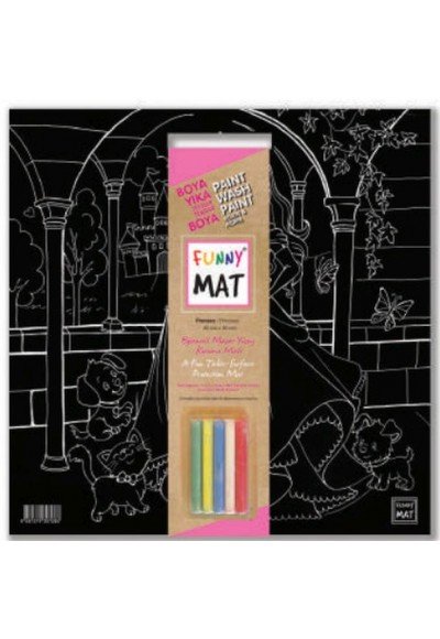 Funny Mat - Prenses 40x40cm