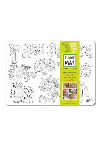 Funny Mat - Sayılar - Büyük 68x48cm