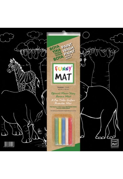 Funny Mat Black Yeryüzü (Tebeşirli)