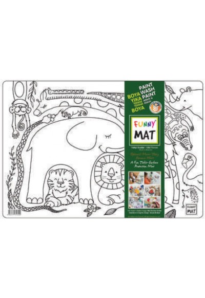 Funny Mat - Vahşi Dostlar 33,5x48cm