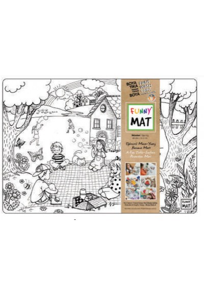 Funny Mat - İlkbahar 33,5 X 48 Cm
