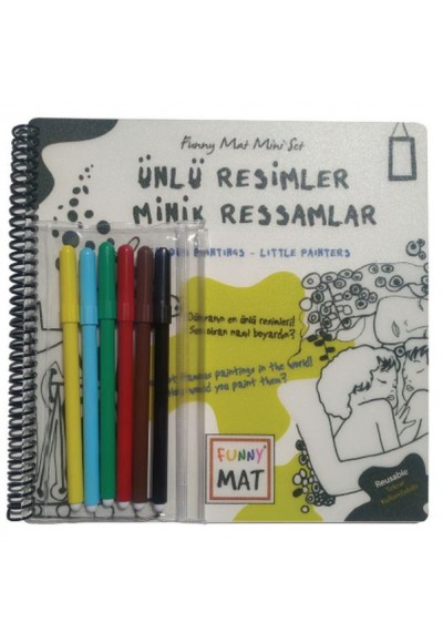 Ünlü Resimler Minik Ressamlar - Funny Mat Mini Set (Aktivite Seti)