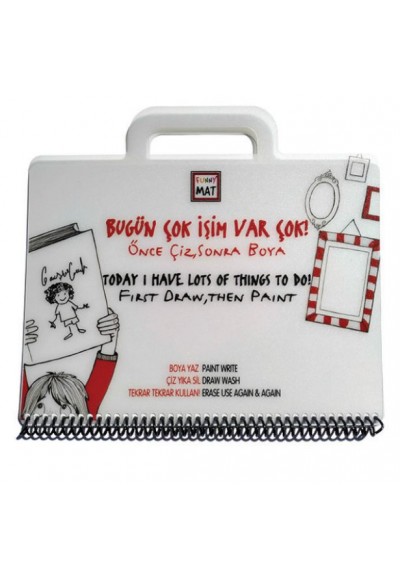 Funny Mat Mini Set - Bugün Çok İşim Var Çok!