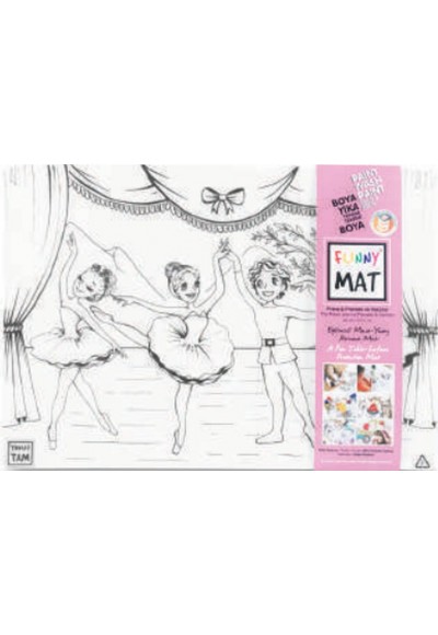Funny Mat - Prens İle Prenses Ve Dansçılar 33,5 x 48 cm