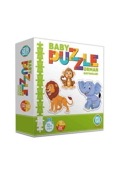 Circle Toys Baby Puzzle Orman Hayvanları