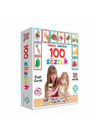 Circle Toys İlk 100 Sözcük İngilizce Türkçe Kartlar