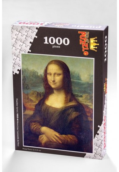 Klasikler Serisi - Mona Lisa  Leonardo da Vinci (1000 Parça Puzzle) KR05-M