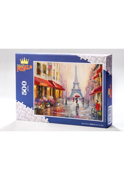 Aşk Serisi - Paris'te Aşk (500 Parça Puzzle) AS06-D