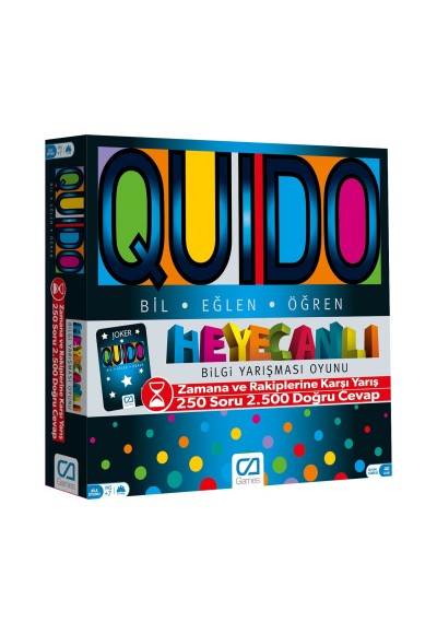 CA Games Quido Heyecanlı Bilgi Yarışması Oyunu