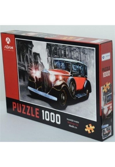 Nostaljik Araba 1000 Parça Puzzle
