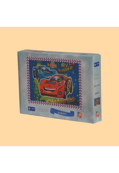 Arabalar 50 Parça Puzzle