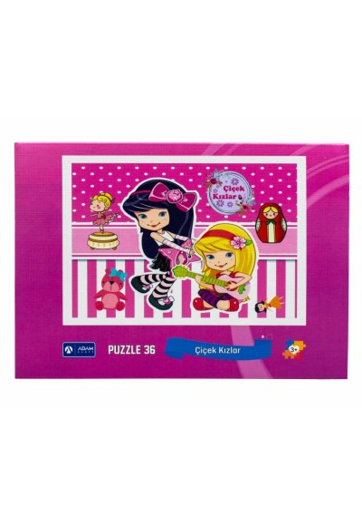 Çiçek Kızlar 36 Parça Puzzle
