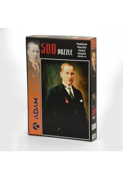Madalyalı Mustafa Kemal Atatürk 500 Parça Puzzle