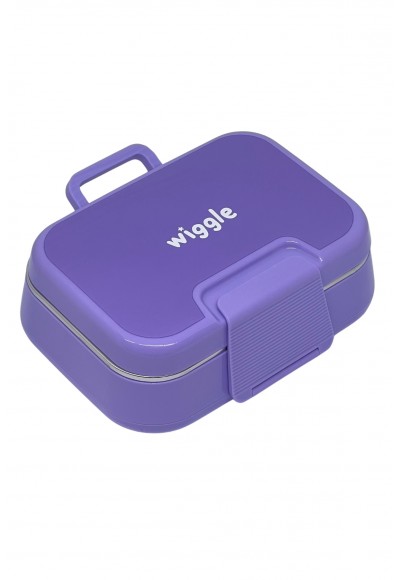 Wiggle Çelik Beslenme Kutusu Lila 3488