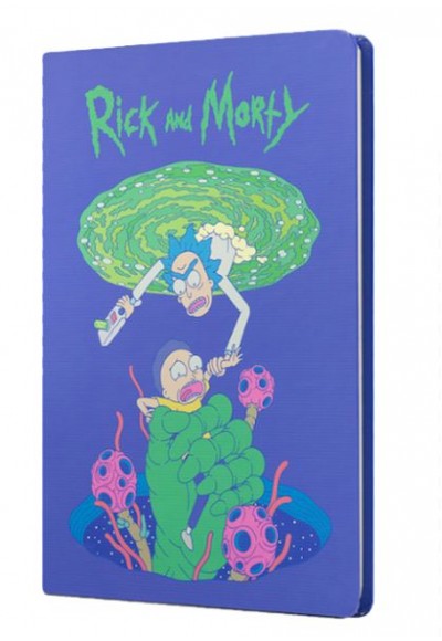 Rick And Morty Sert Kapak Butik Defter Mor