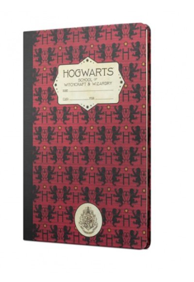 Harry Potter Hogwarts Gryffindor Sert Kapak Butik Defter Kırmızı