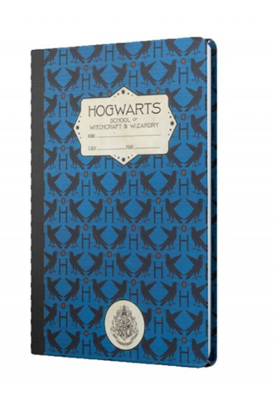 Harry Potter Hogwarts Ravenclaw Sert Kapak Butik Defter Lacivert