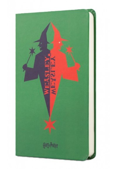 Harry Potter Sert Kapak Mini Defter Weasley Yeşil