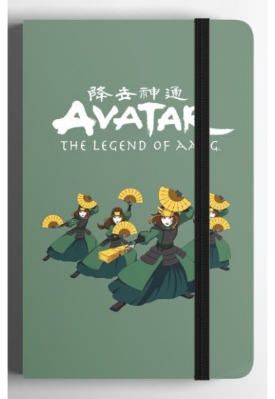 Avatar Sert Kapak Mini Defter Yeşil