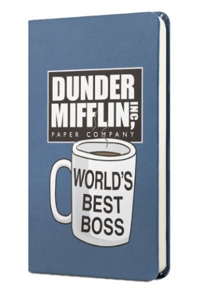 The Office Sert Kapak Mini Defter Worlds Best Boss K.Mavi