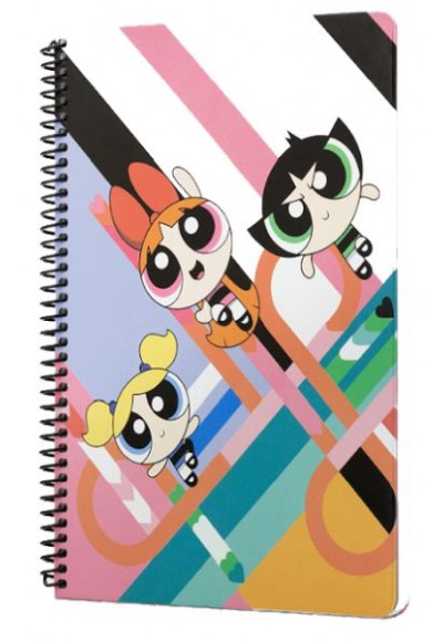 The Powerpuff Girls Spiralli Defter Pembe