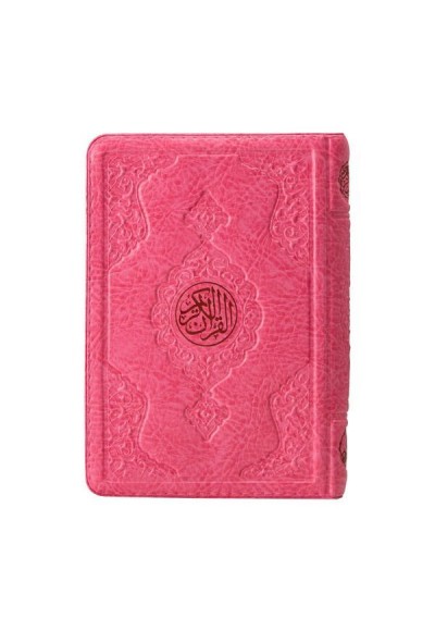 Çanta Boy Kur'an-ı Kerim (Pembe Renk, Kılıflı, Mühürlü)