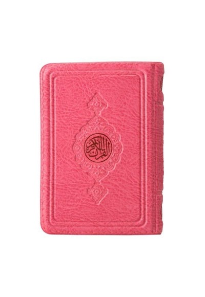 Cep Boy Kur'an-ı Kerim (Pembe, Kılıflı, Mühürlü)
