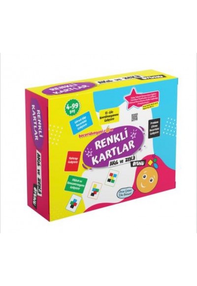 Renkli Kartlar Akıl ve Zeka Oyunu (4-99 Yaş)