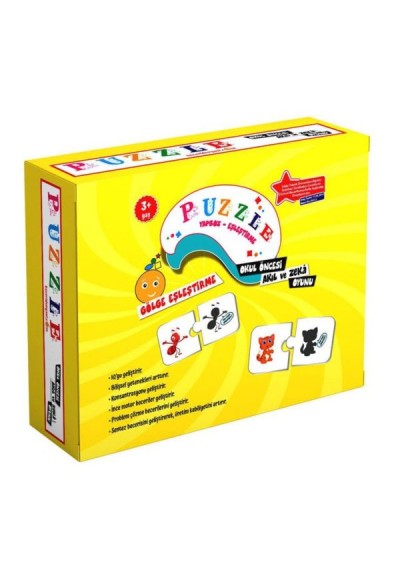 Puzzle Yapboz-Eşleştirme Gölge Eşleştirme 2 - 48 Parça