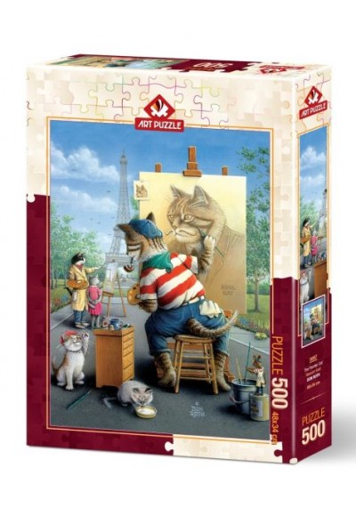 Ressam Kedi 5087 (500 Parça)