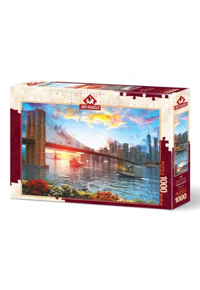 New York'ta Günbatımı 5185 (1000 Parça)