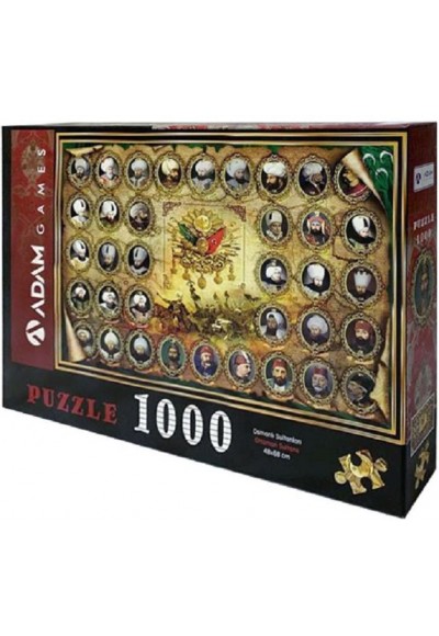 Osmanlı Sultanları 1000 Parça Puzzle 48x68