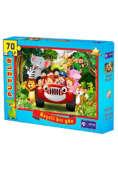 Neşeli Bir Gün 70 Parça Puzzle (33 x25)