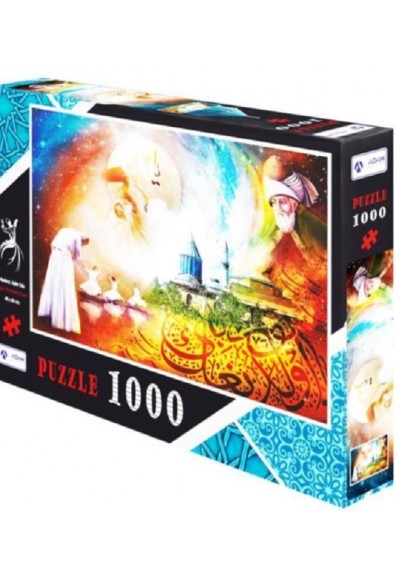 Mevlana Aşkın Yolu 1000 Parça Puzzle 48x68 cm