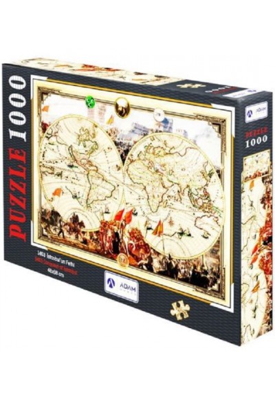 1453 İstanbulun Fethi 1000 Parça Puzzle 48x68 cm