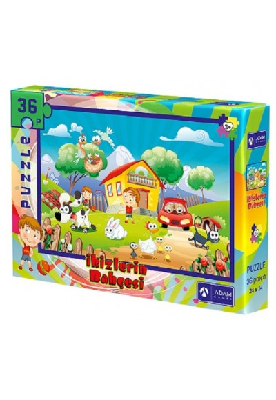 İkizlerin Bahçesi 36 Parça Puzzle (24x34)