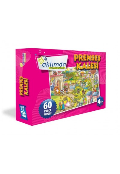 60 Parça Puzzle Prenses Kalesi