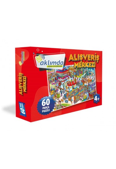 60 Parça Puzzle Alışveriş Merkezi