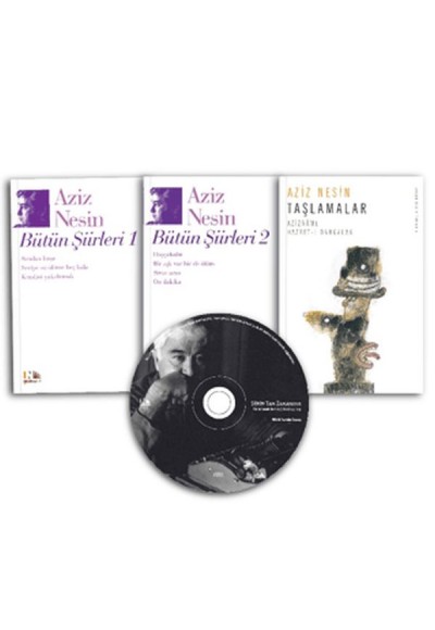 Aziz Nesin'den Şiirler: 3 Kitap 1 CD