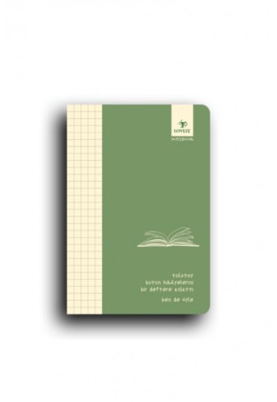 Ben De Öyle Serisi Orta Boy Yeşil Konsept Defter