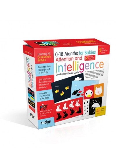 0-18 Month for Babies Attention and Intelligence Development Game Cards