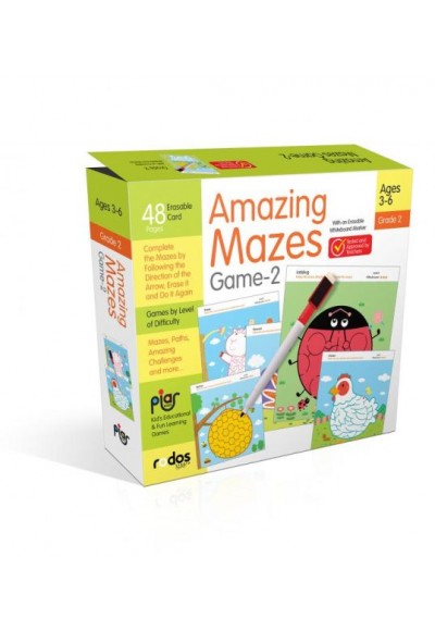 Amazing Mazes Game-2 - Grade-Level 2 - Ages 3-6