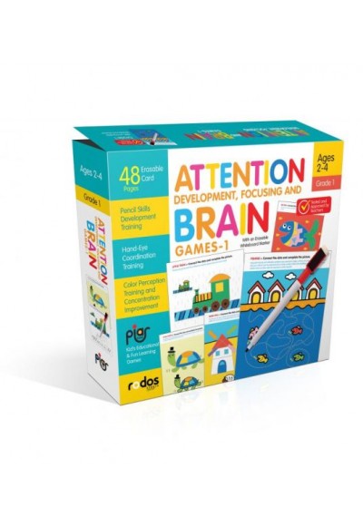 Attention Development, Focusing and Brain Games-1 - Grade-Level 1 - Ages 2-4